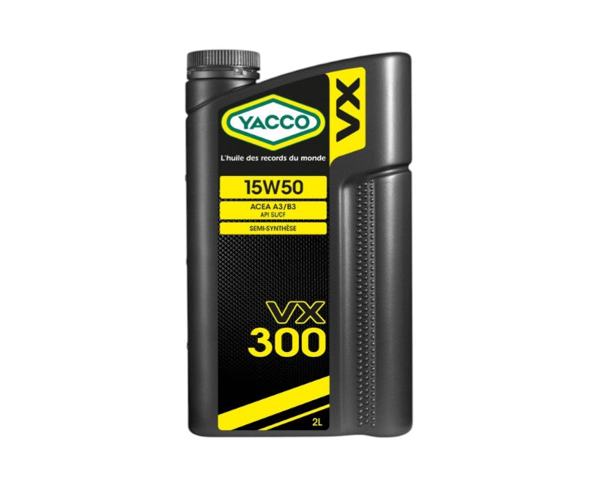 Yacco VX 300 15W50 Semi-Synthetic Engine Oil - 2 L