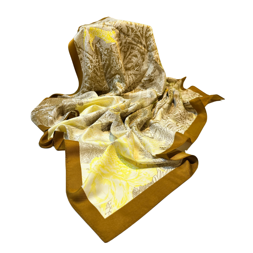 Le Pavillon Synthetic Satin Scarf 90 x 90 cm