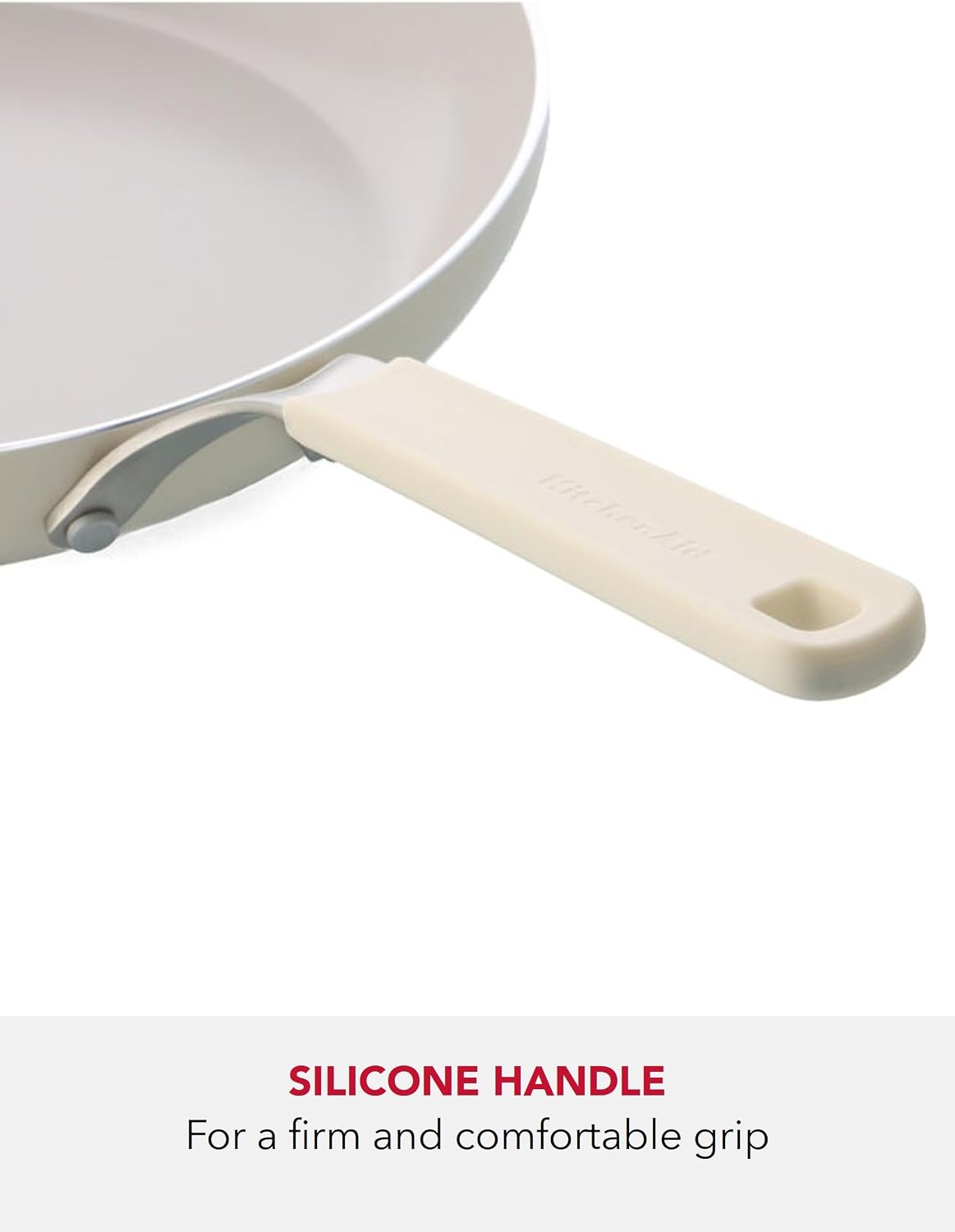 Cream Non-Stick Aluminum  Frying Pans 24cm Frying Pan Cream Non-Stick Aluminum  Frying Pans 24cm Cream Non-Stick Aluminum  Frying Pans 24cm KitchenAid