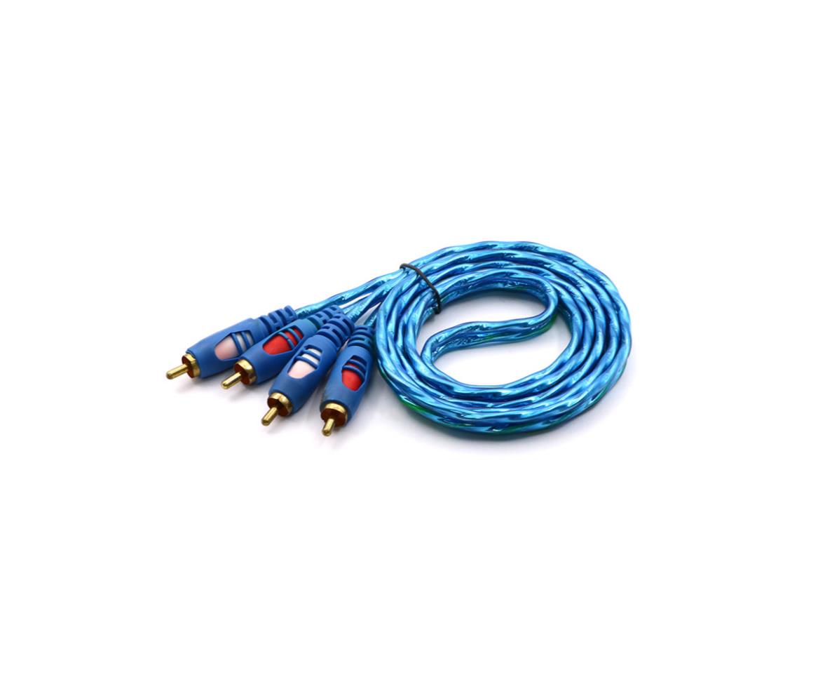 Audio Cable 2x RCA Male to Male Oxygen-Free 2m