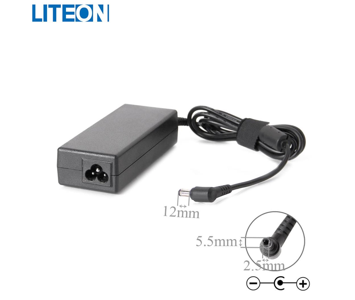 Laptop Power Adapter DC 20V 4.5A 90W 5.5x2.5mm Compatible With Acer Aspire