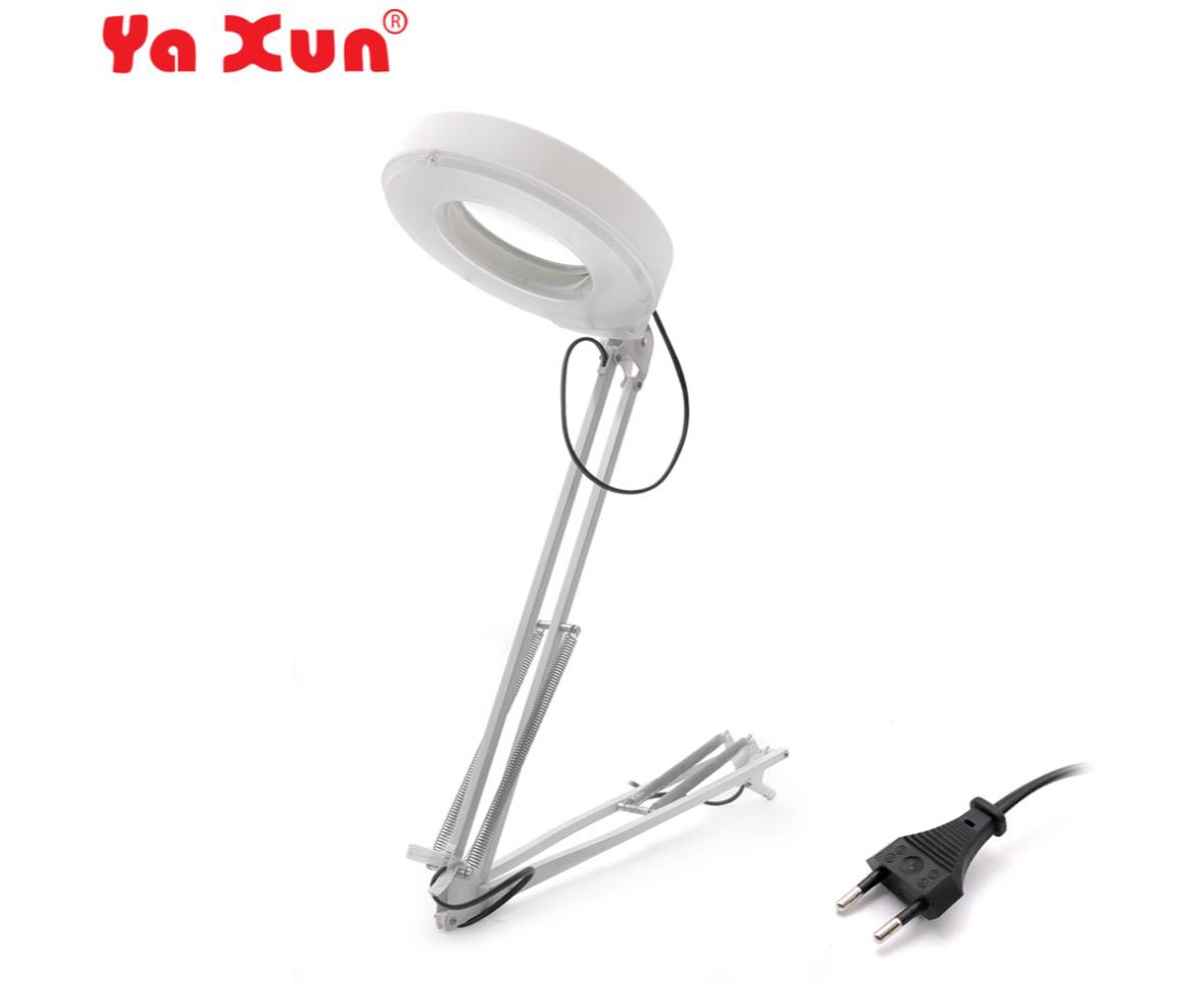 Magnifier - Mounting Clamp Neon Lamp - x5 Zoom