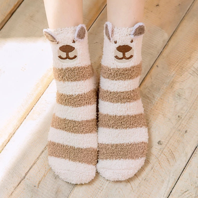 Cozy Animal Socks With Gift Box Kids And Adult