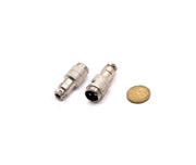 Circular Plug Aviation Connector 2-Pin Male 16mm Cable Mount