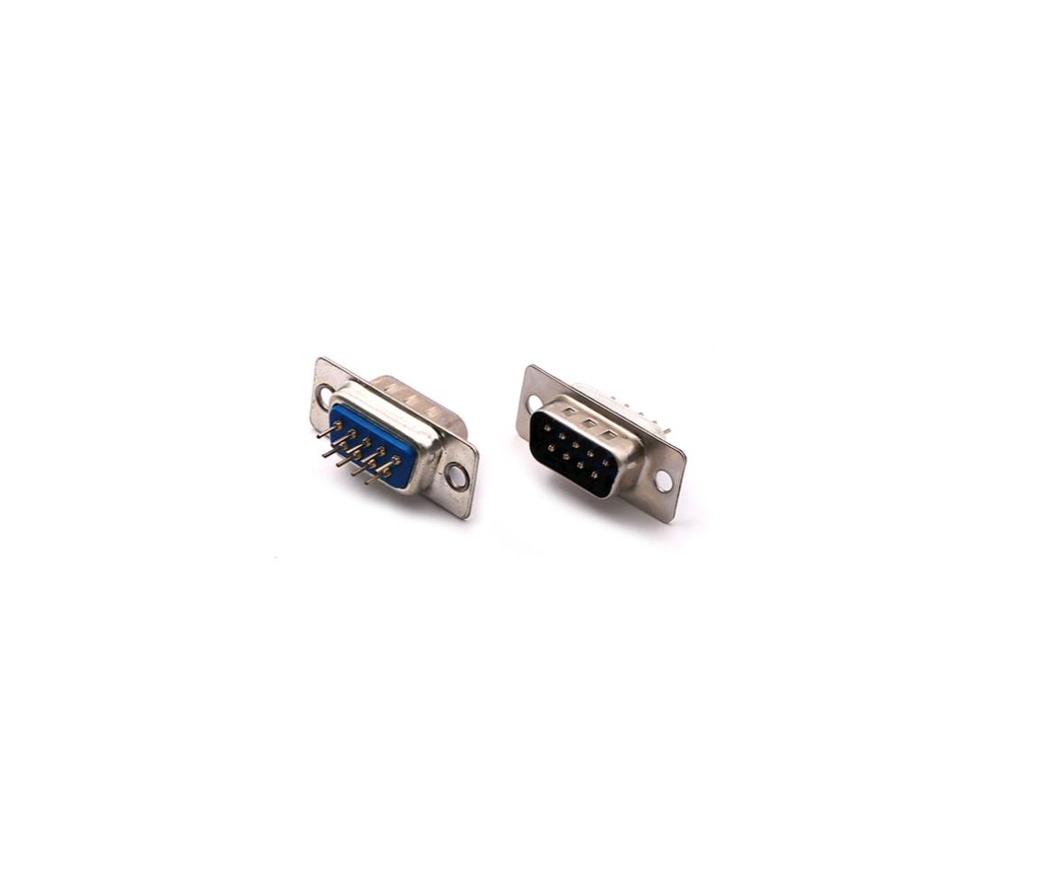 Connector DB9 Male Dip Solder Straight PCB Mount