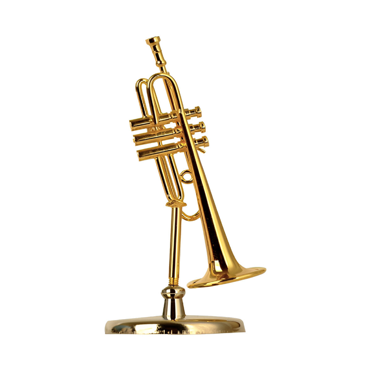 Signature MG-204 Mini Trumpet Statue Gold Finish