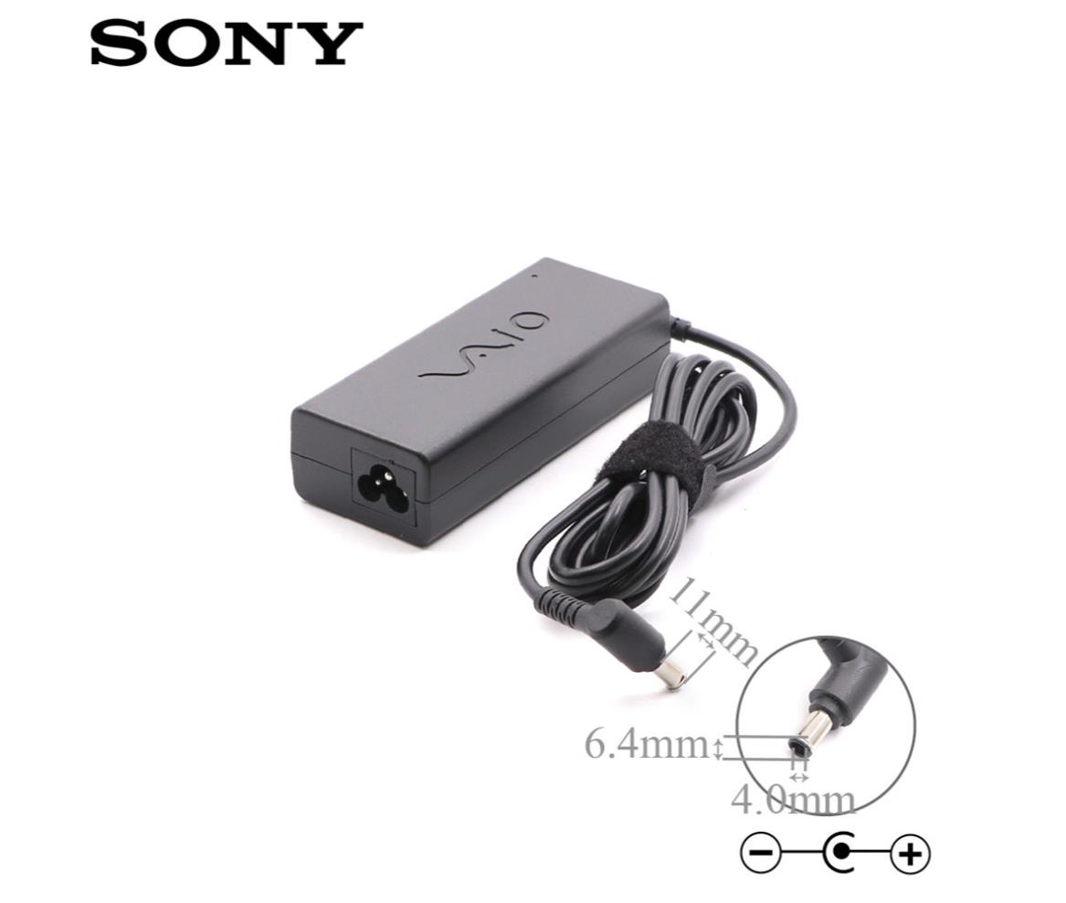 Laptop Power Adapter DC 19.5V 3.9A 76W 6.5x4.3mm Compatible With Sony VAIO