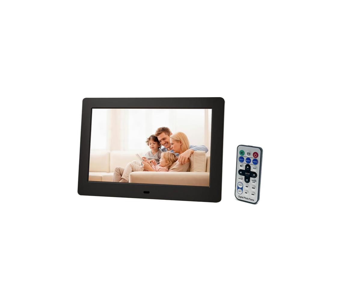7in Digital Photo Frame Black with Motion Sensor