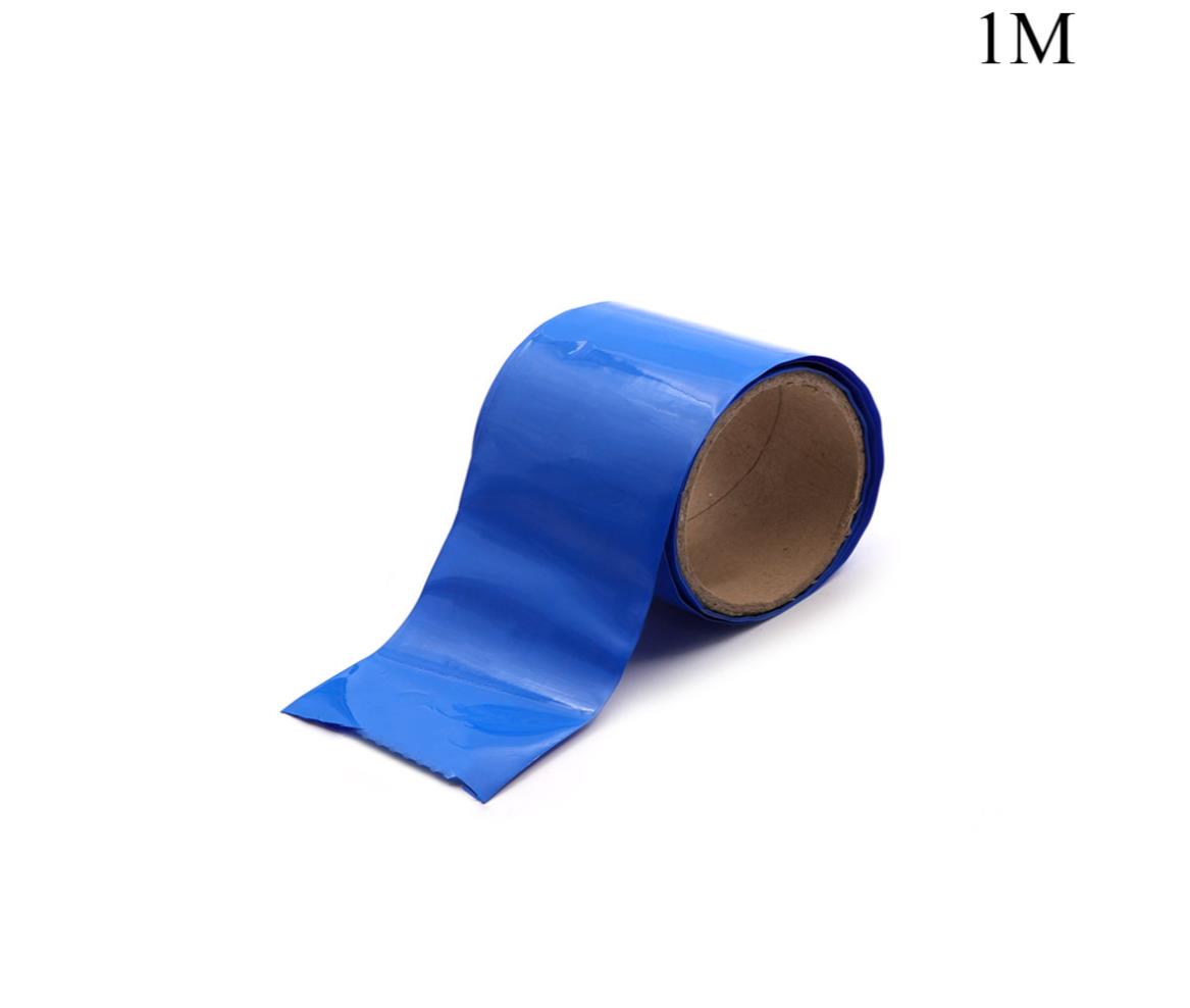 Heat Shrink Tube - PVC - 85mm - 1M - Blue