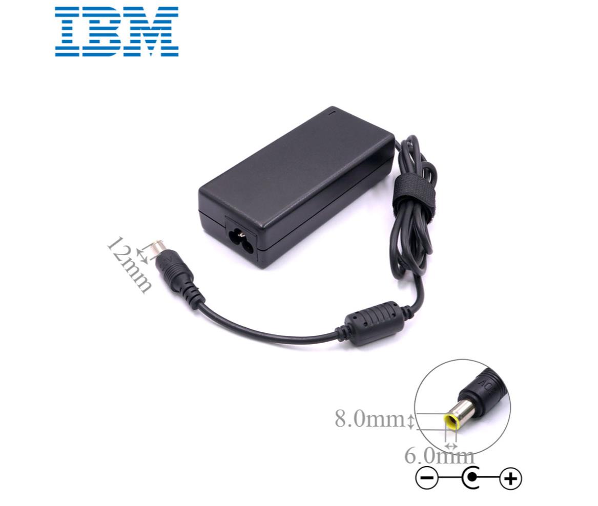 Laptop Power Adapter DC 19V 3.42A 65W 7.9x6mm Compatible With IBM