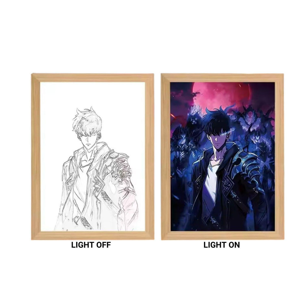 Solo Leveling Jinwoo Aura v2 Light Painting - Nakama Lebanon