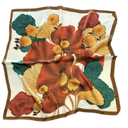 Les Roses d’Azur Scarf - Été Flamboyant
