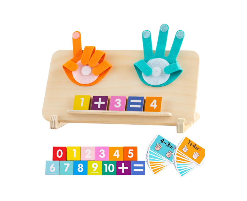 Montessori Wooden Hand Counting Game
