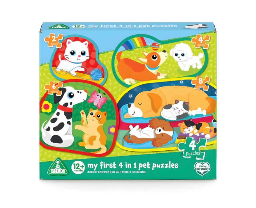 My First 4-in-1 Pet Puzzles