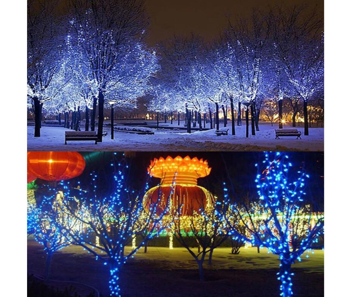 LED Curtain Light AC - 580x LED - Blue - 3M