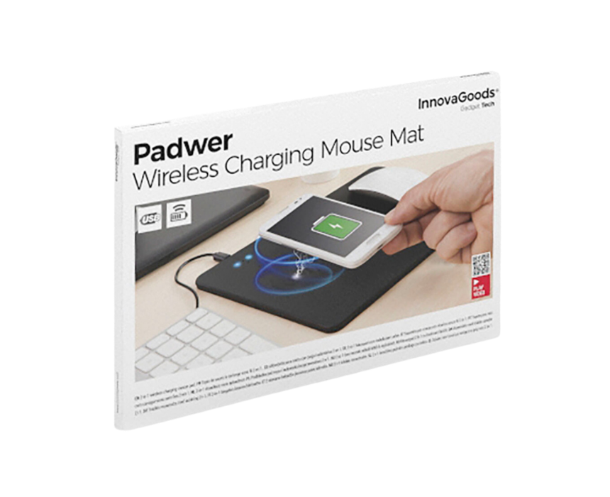 InnovaGoods Mouse Mat With Wireless Charging
