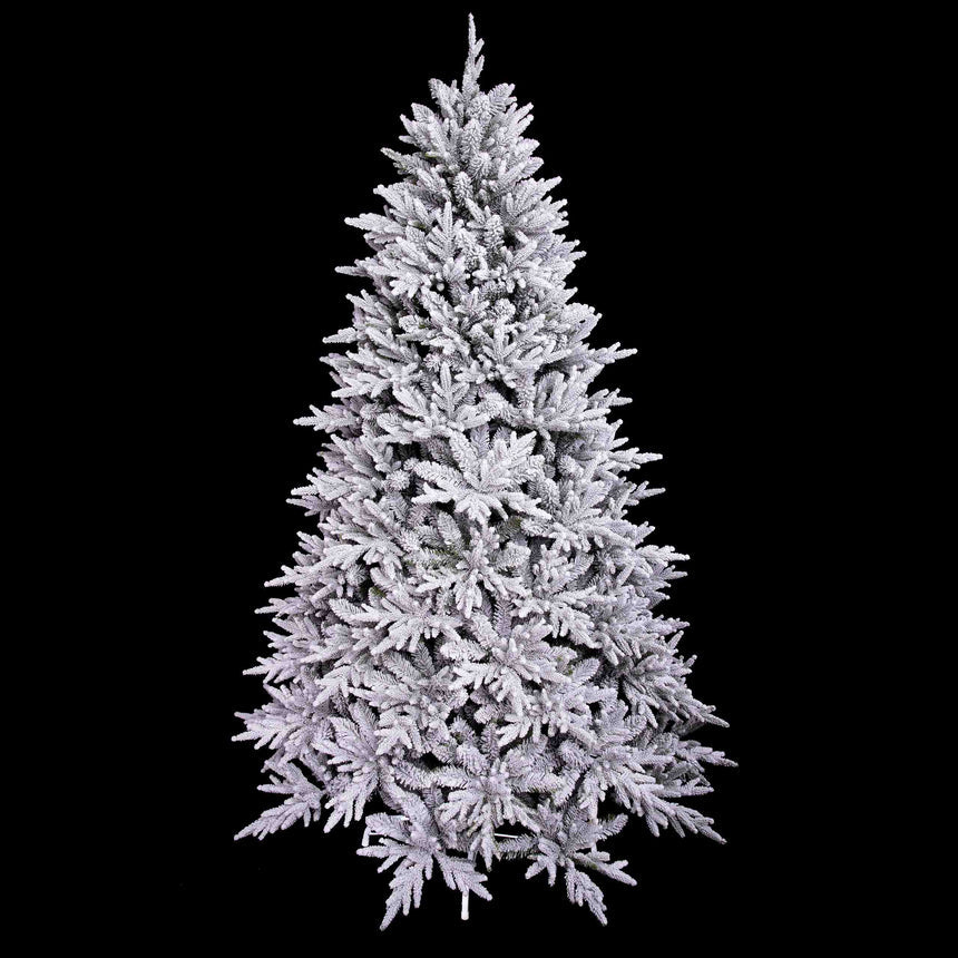 White Christmas Tree Classic Flocked Artificial
