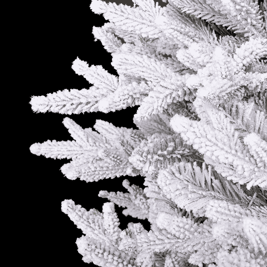White Christmas Tree Classic Flocked Artificial