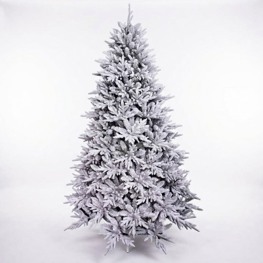 White Christmas Tree Classic Flocked Artificial