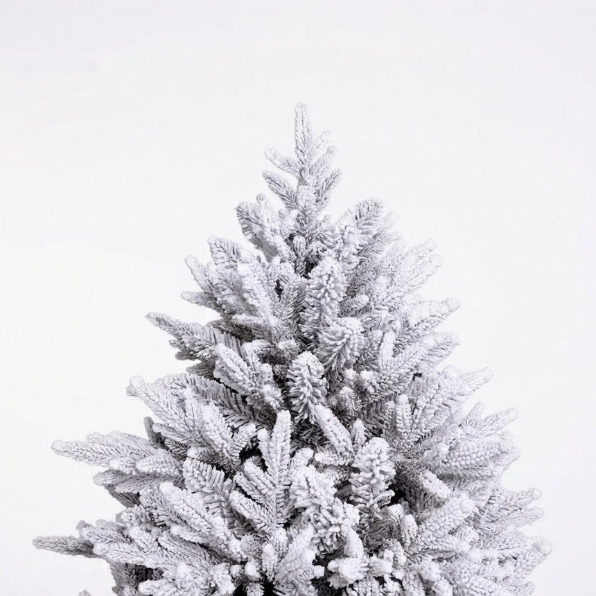 White Christmas Tree Classic Flocked Artificial