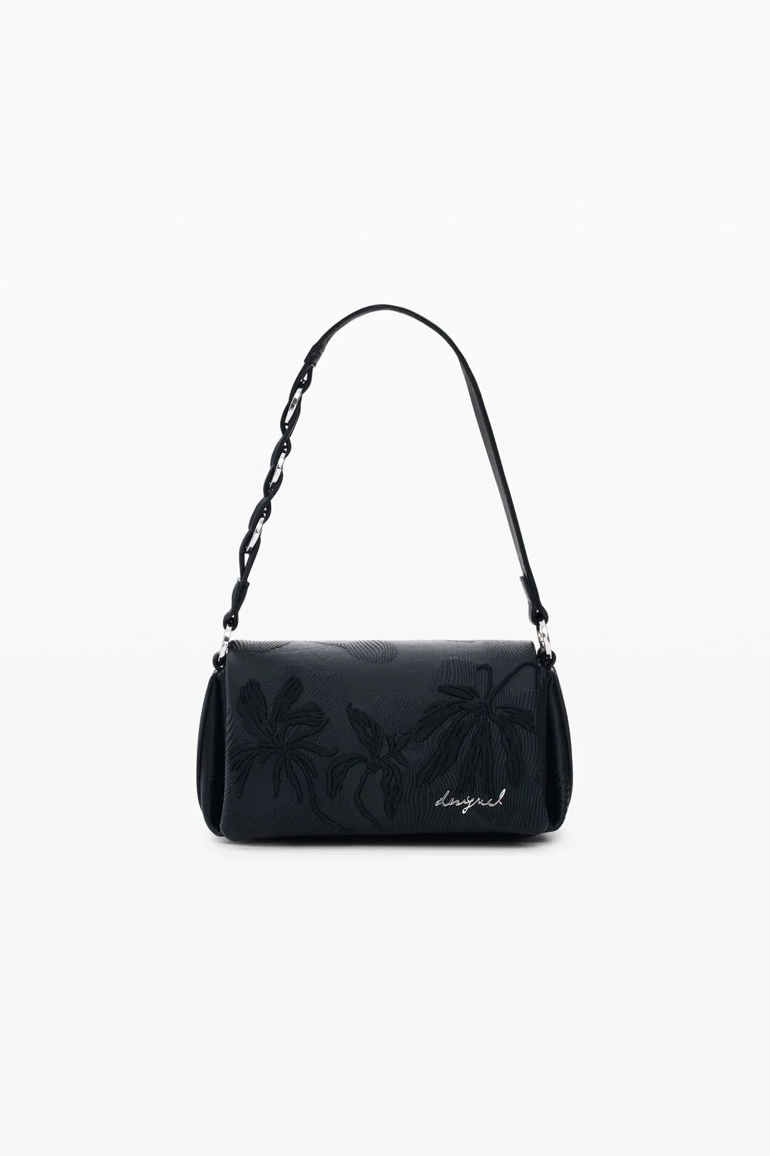 Desigual - Small Bag with Embossed Flowers