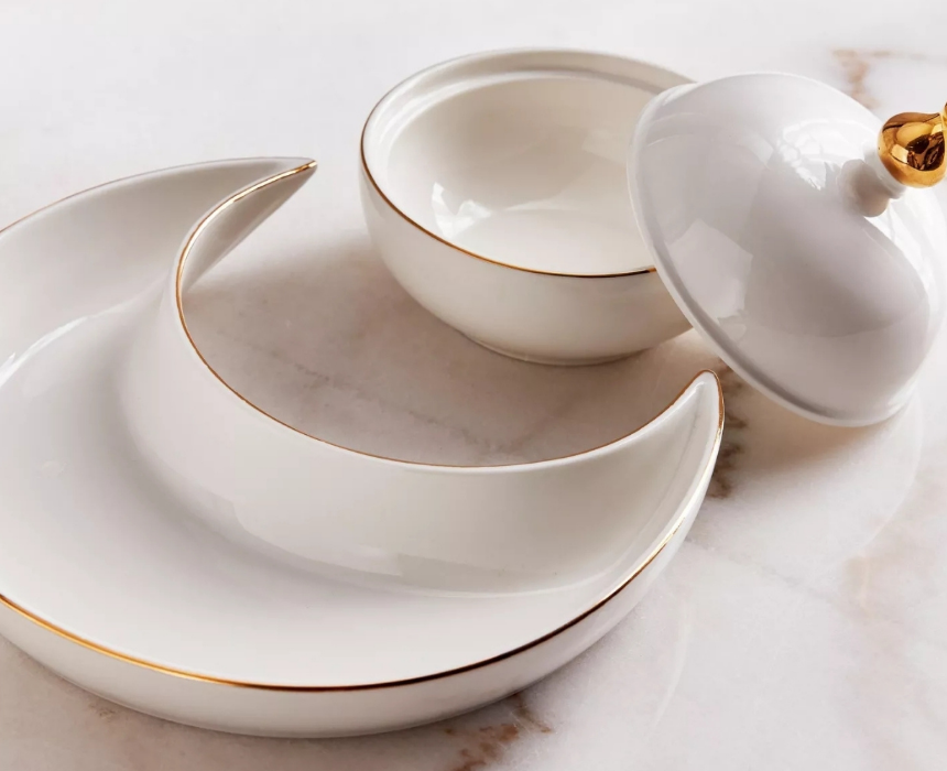 Crescent Moon Appetizer Set