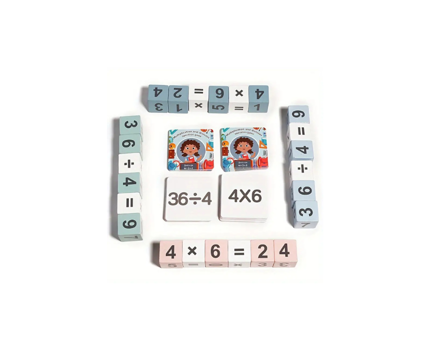 Montessori Wooden Multiplication and Division Game