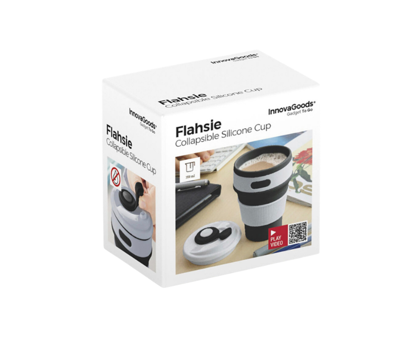 InnovaGoods Folding Silicone Cup