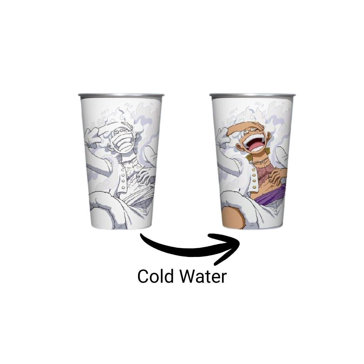 One Piece Luffy Gear 5 Thermal Color Changing Mug side view – Anime Mug Gift Lebanon