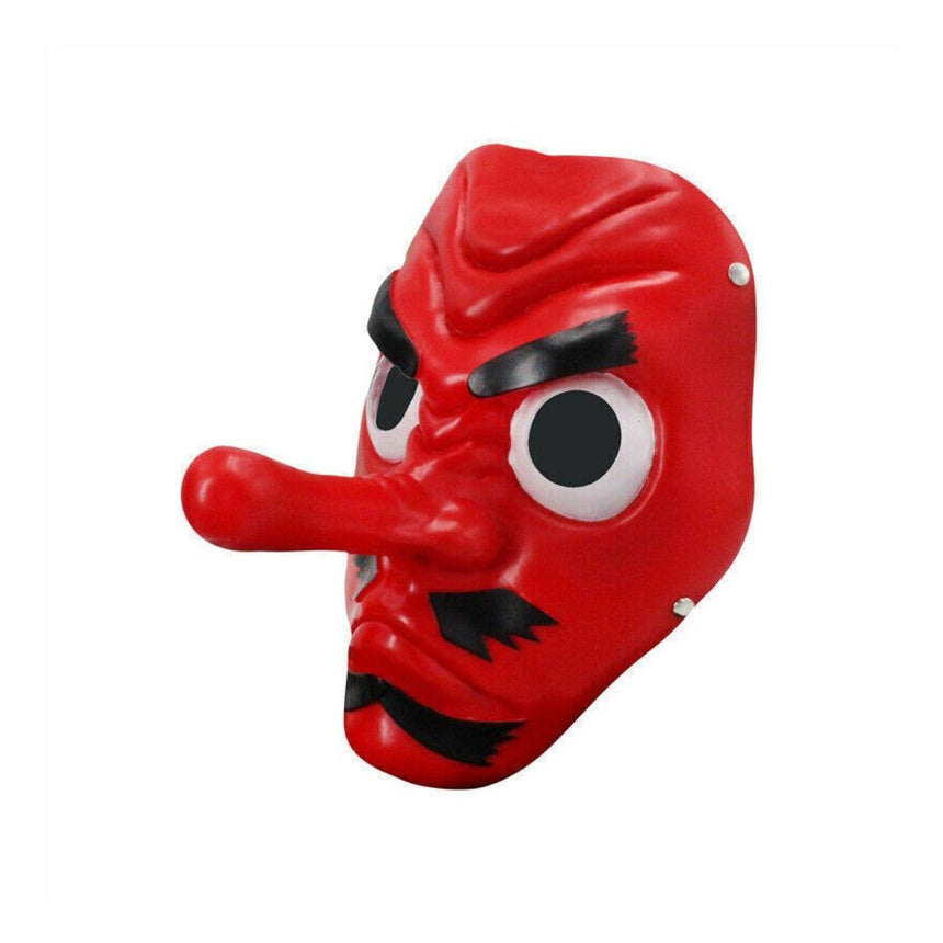Demon Slayer Urokodaki Sakonji Cosplay Mask side view – Anime Cosplay Mask Lebanon