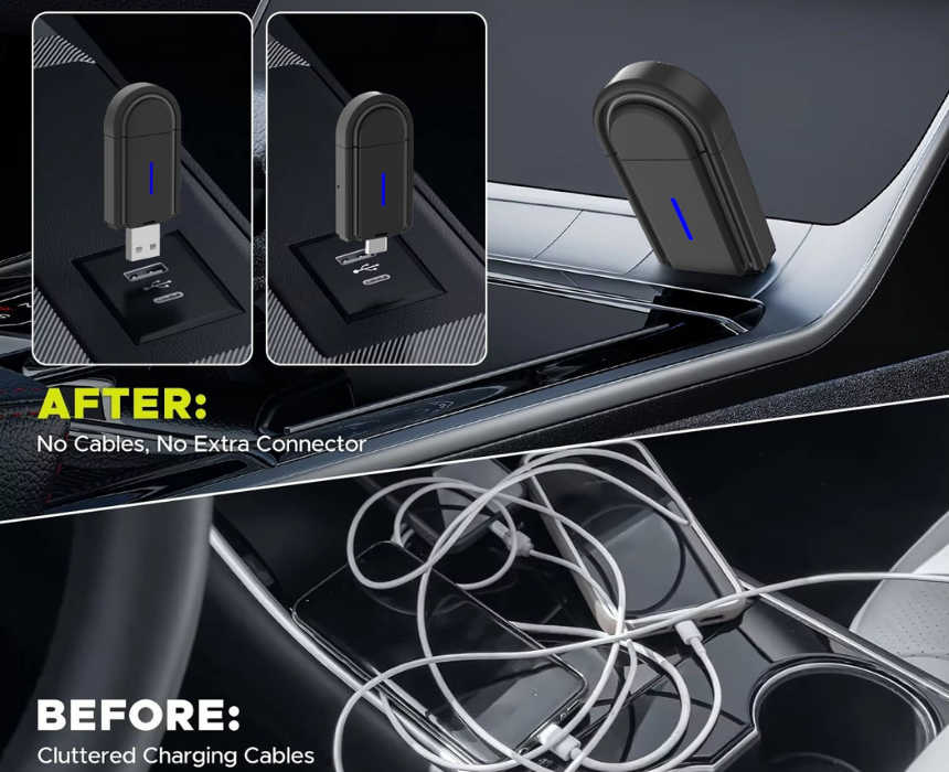 2 in 1 Wireless Car Play