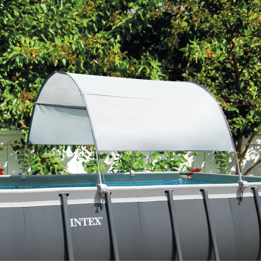 Pool Canopy (For Prism Rect / Oval. XTR Small. 9Ft max) pool accessories Pool Canopy (For Prism Rect / Oval. XTR Small. 9Ft max) Pool Canopy (For Prism Rect / Oval. XTR Small. 9Ft max) Intex