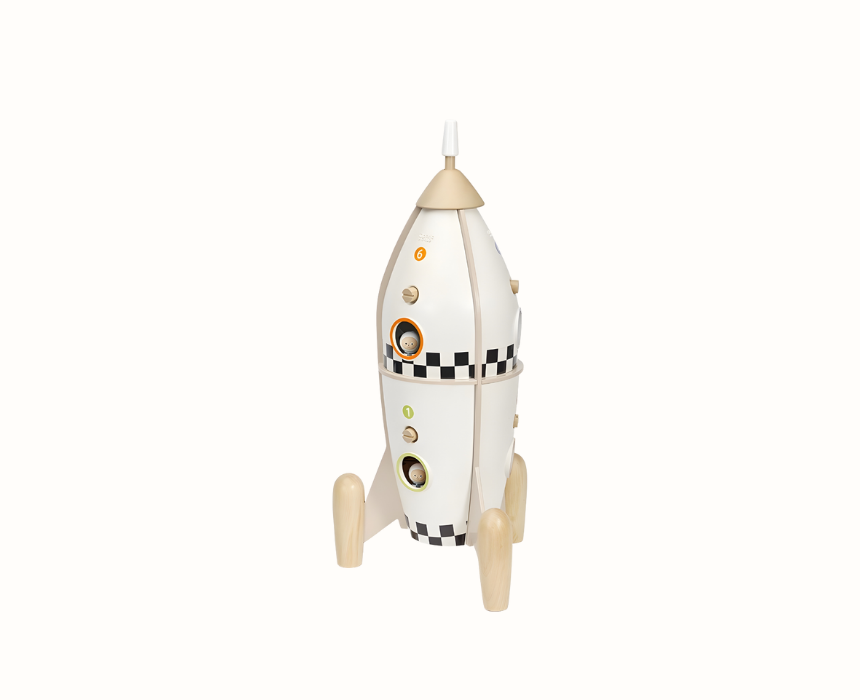 Classic World Wooden Space Rocket Set