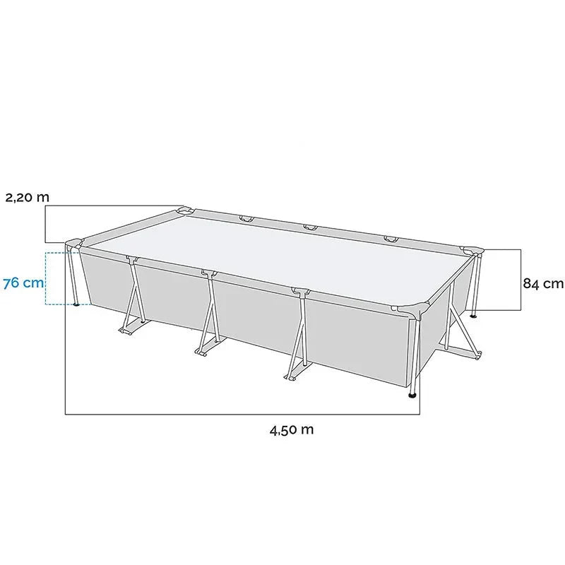 Rect. Frame Pool 4.50 x 2.20 x 0.84m With Filter home pool Rect. Frame Pool 4.50 x 2.20 x 0.84m With Filter Rect. Frame Pool 4.50 x 2.20 x 0.84m With Filter Intex