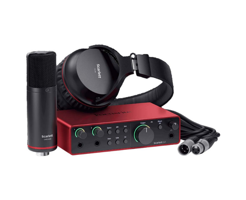 Focusrite Scarlett 2i2 Studio 4th Gen Recording Bundle
