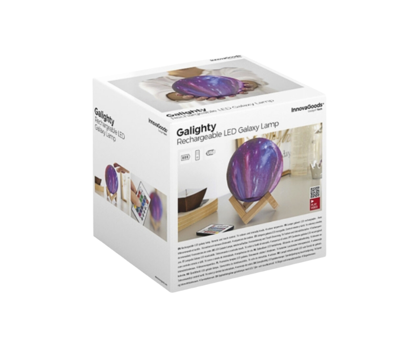 InnovaGoods Rechargeable Galaxy Led Lamp