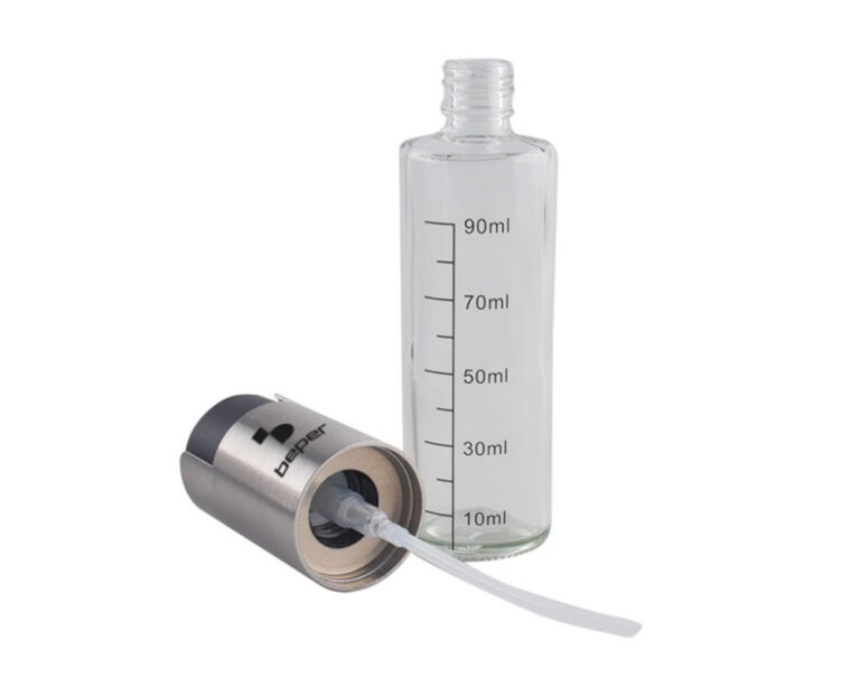 Beper Oil Spray Bottle Glass Steel