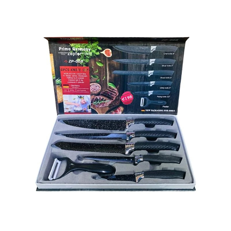 Kitchen Cutlery Knife Set 6 Pieces