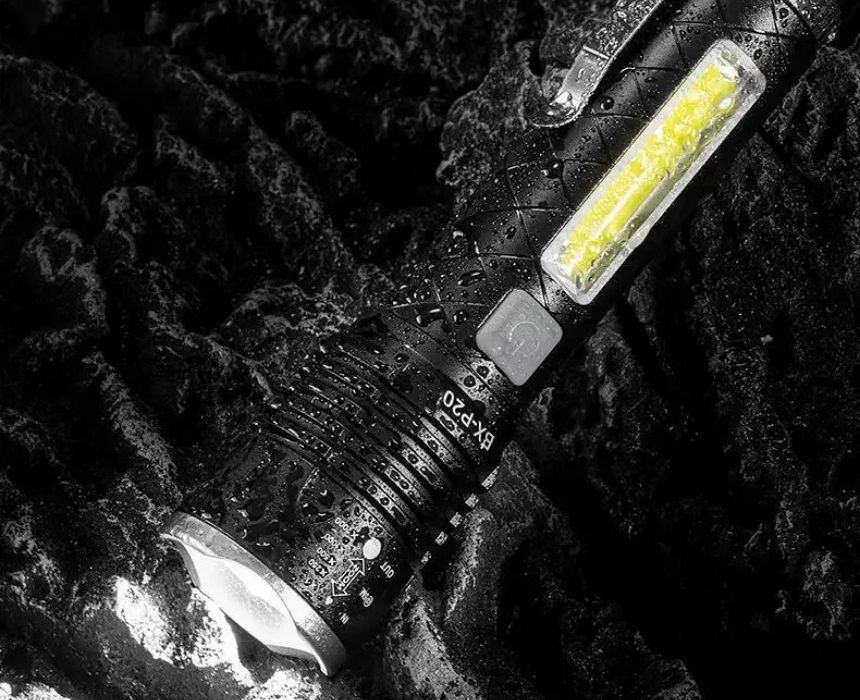 LED Torch P20 1200 Lumens Rechargeable