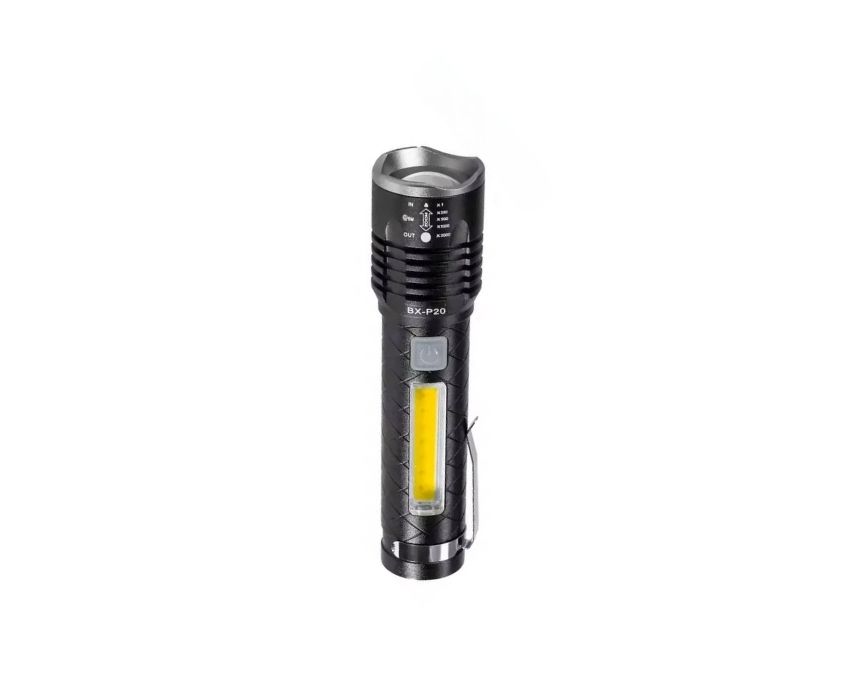 LED Torch P20 1200 Lumens Rechargeable