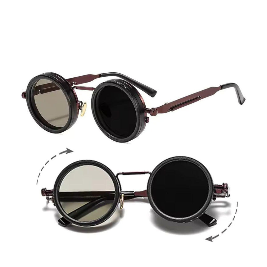 Jujutsu Kaisen Satoru Gojo Polarized Round Sunglasses detail shot – Anime Accessories Lebanon
