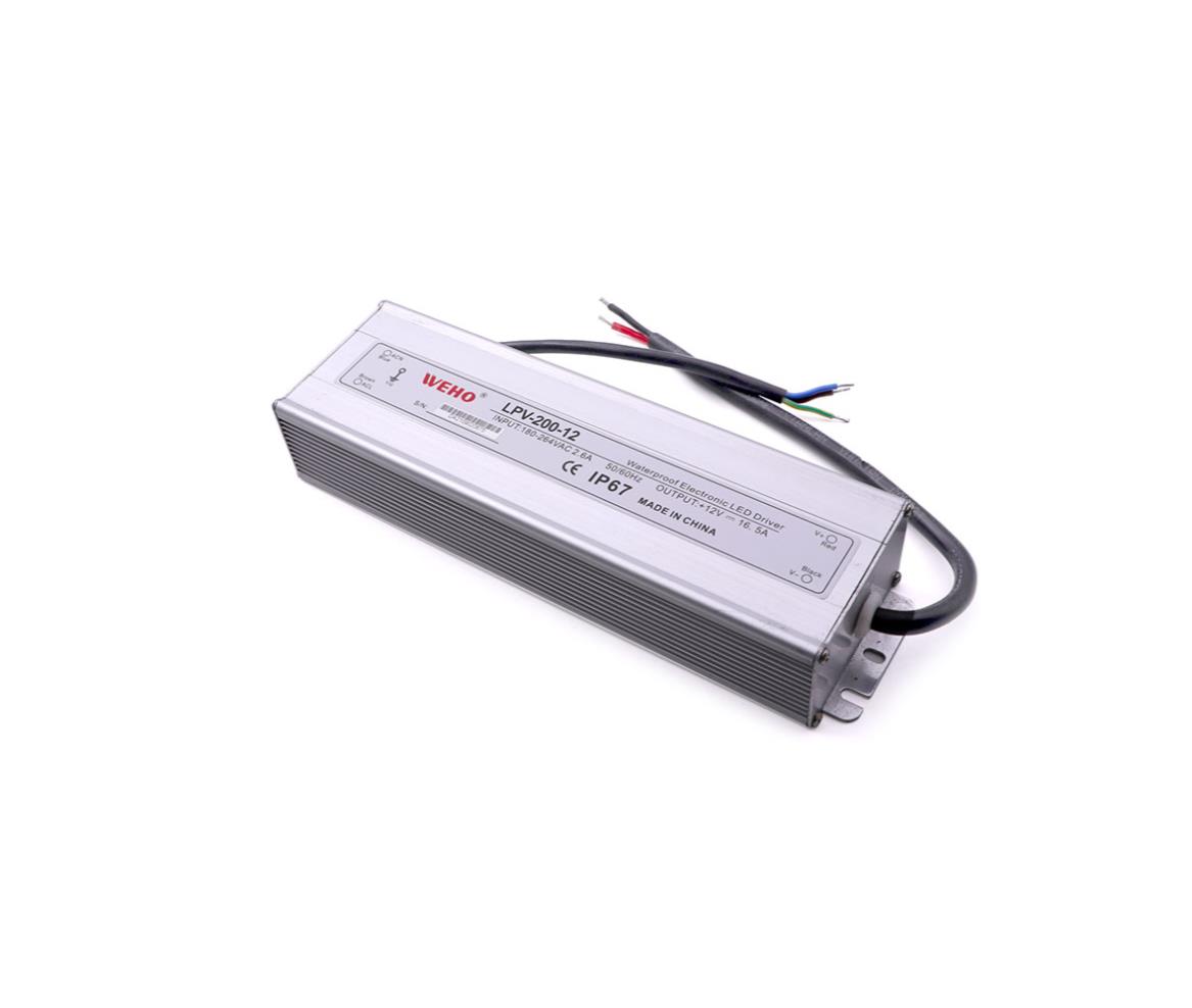 SMPS Power Supply Waterproof 12V 200W 16.7A