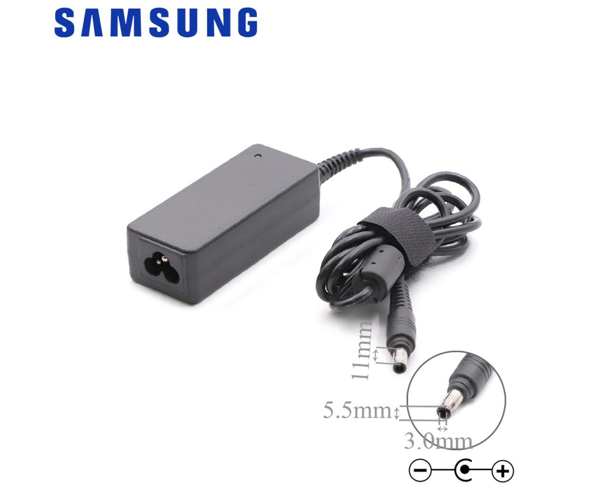Laptop Power Adapter DC 19V 2.1A 40W 5.5x3.3mm Samsung Notebook Original