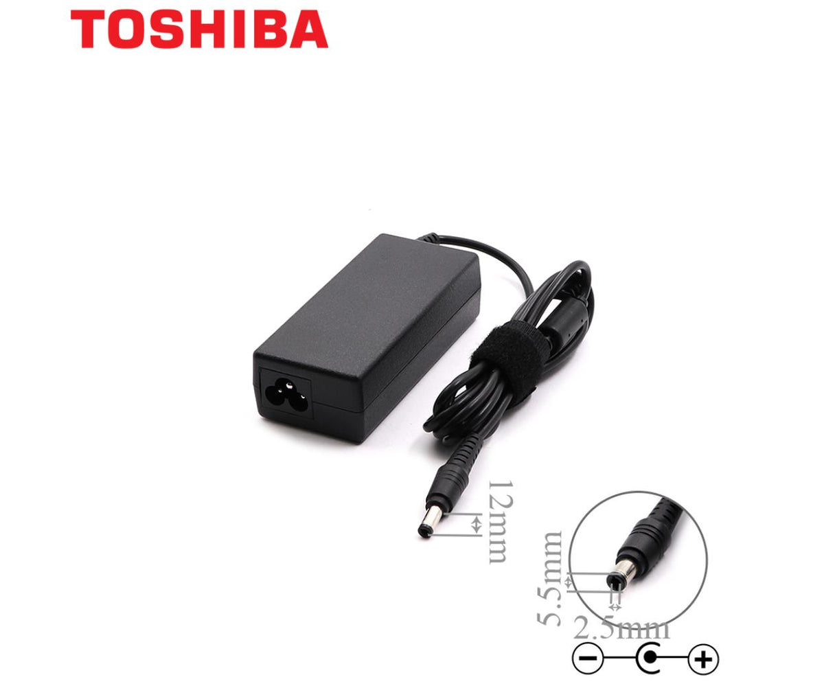 Laptop Power Adapter DC 19V 3.95A 75W 5.5x2.5mm Toshiba Satellite Original