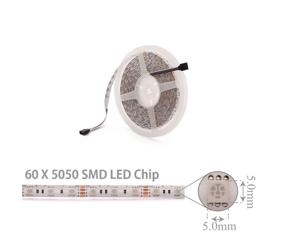 LED Strip Outdoor 24V DC 72W 5050 RGB 5M