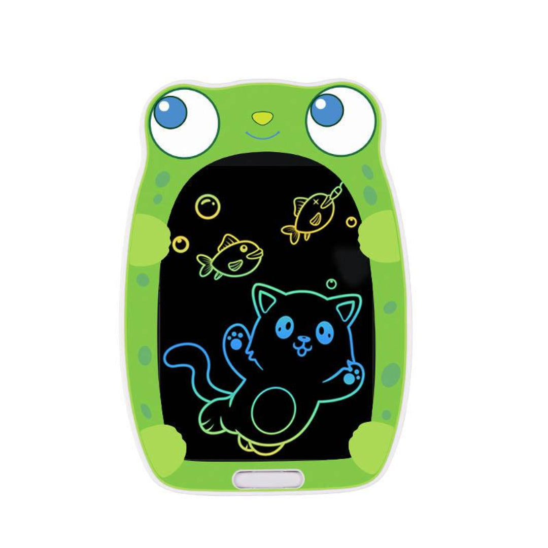 Kids LCD Magic Writing Board - Cute Animals Green