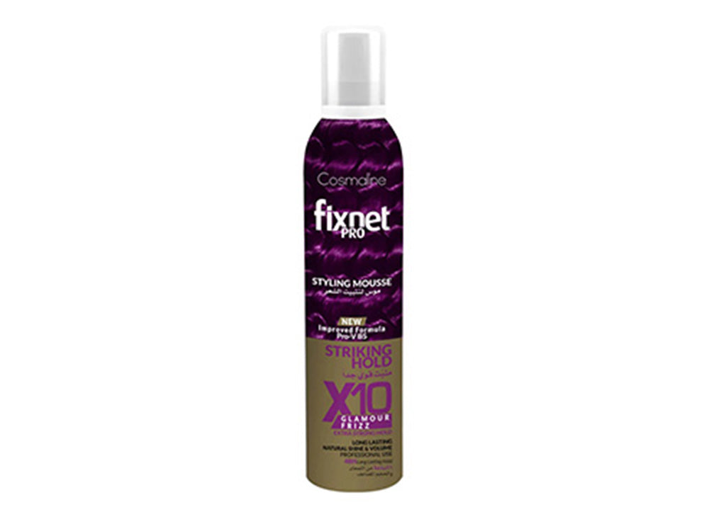 Fix Net Pro Hair Styling Mousse X10 Extra Strong Hold 300 mL
