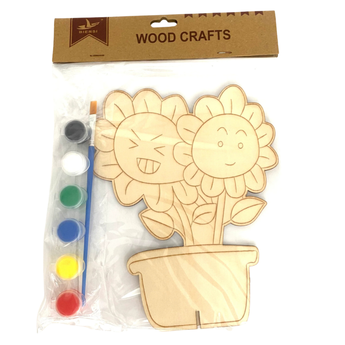 Shockers DIY Wooden Flower Painting Kit