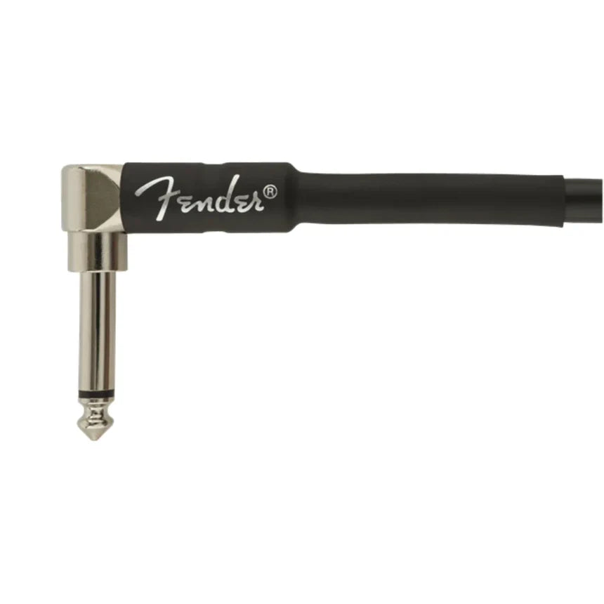 Fender Professional Series Instrument Cable, Straight-Angle, 10', Black