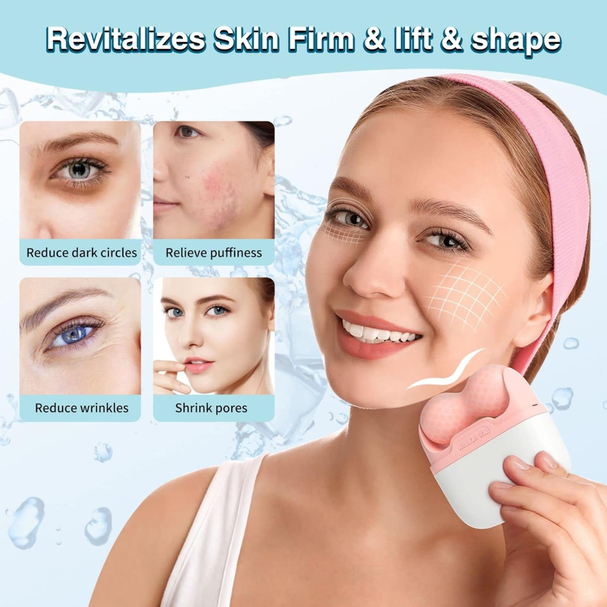 2-In-1 Ice Roller For Face And Skin Care